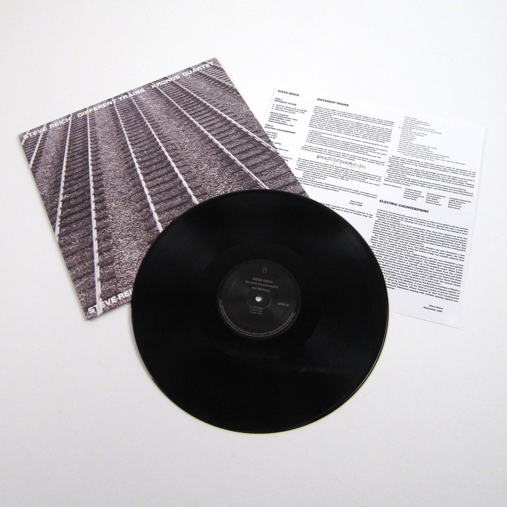 Steve Reich: Different Trains / Electric Counterpoint (Kronos Quartet, Pat Metheny) Vinyl LP