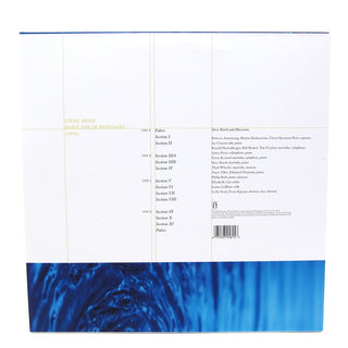 Steve Reich: Music for 18 Musicians Vinyl 2LP