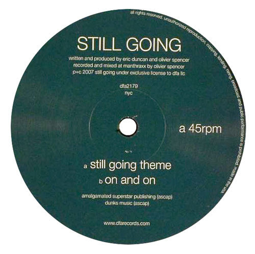 Still Going : Still Going Theme (Rub-N-Tug) 12"