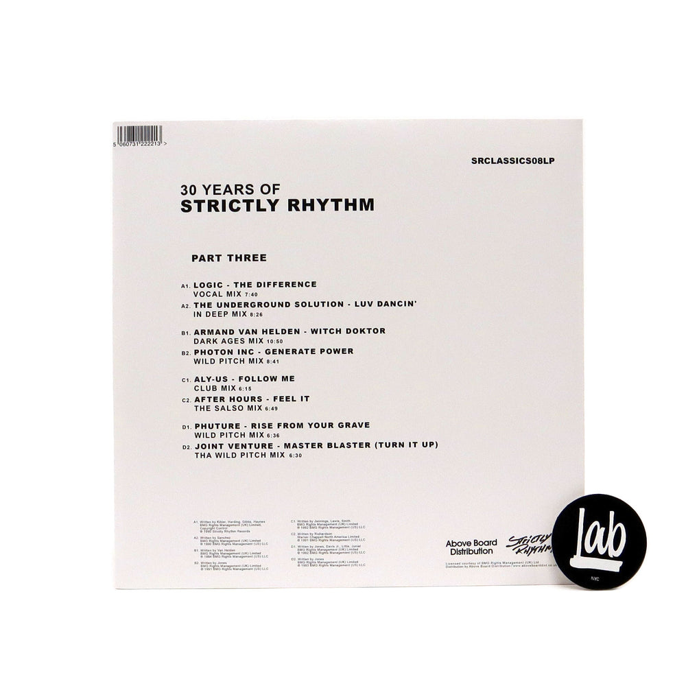 Strictly Rhythm: 30 Years Of Strictly Rhythm Part Three (Colored Vinyl)