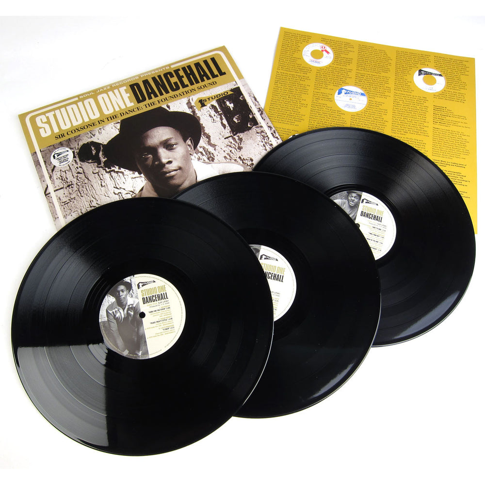 Soul Jazz: Studio One Dancehall - Sir Coxsone In The Dance The Foundation Sound (Limited Edition, Free MP3) Vinyl 3LP detail