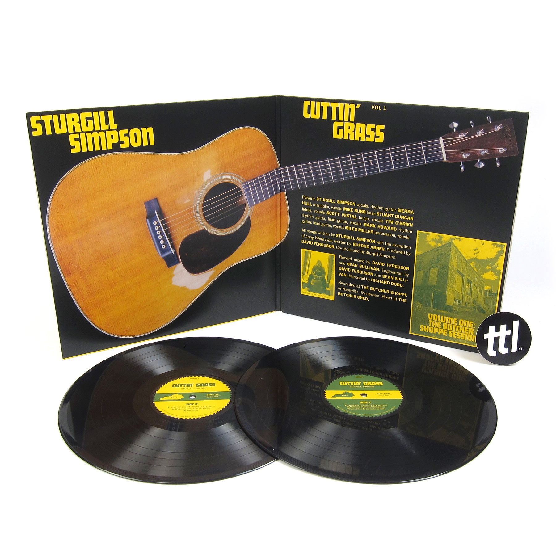 Sturgill Simpson Cuttin' Grass Vol.1 Vinyl 2LP —