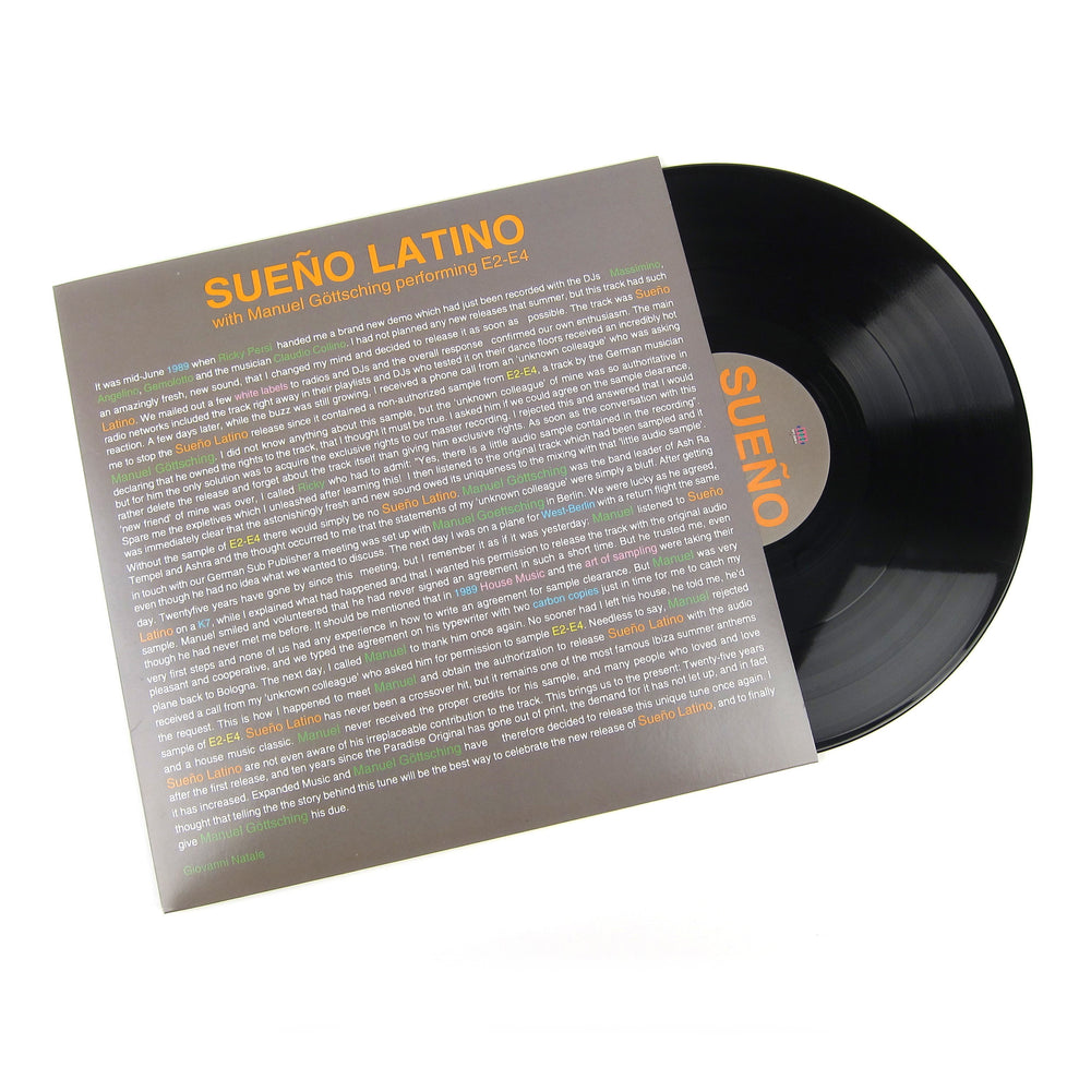 Sueno Latino: Sueno Latino (Manuel Gottsching, Derrick May) Vinyl 12"