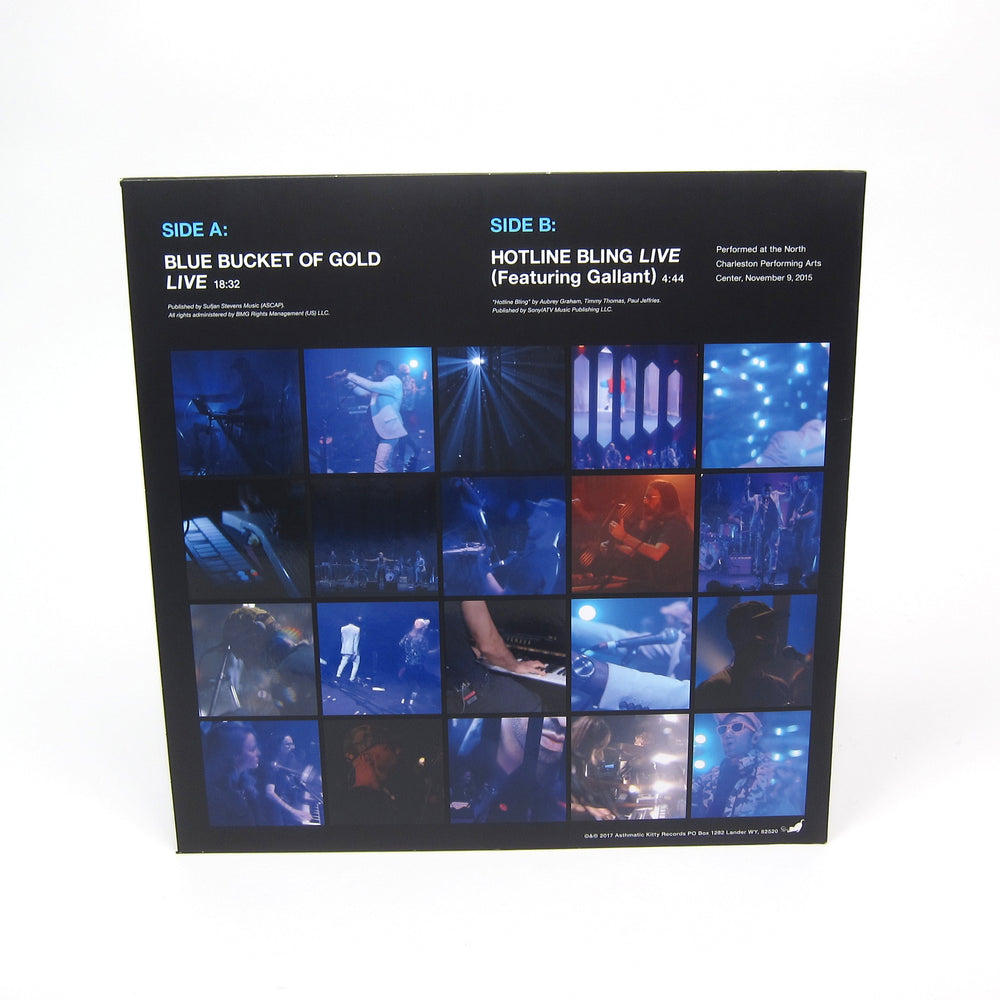 Sufjan Stevens: Blue Bucket Of Gold / Hotline Bling (Live, Colored Vinyl) Vinyl 12"