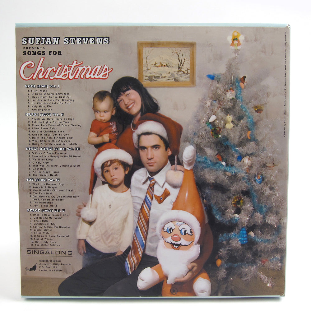 Sufjan Stevens: Songs For Christmas Vinyl 5LP Boxset