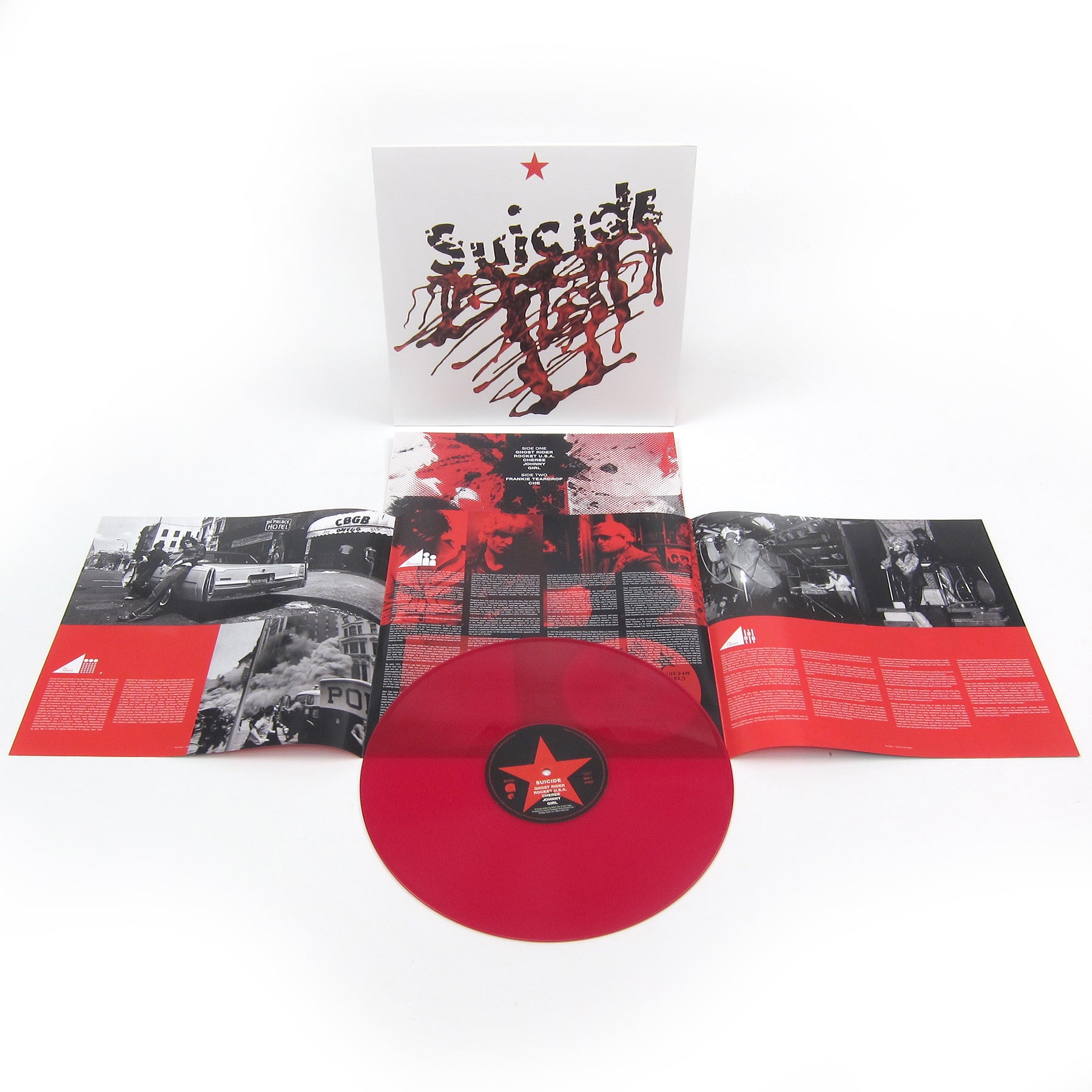 SUICIDE MAN（RED Ver.） Suicide: Suicide (Red Colored Vinyl) Vinyl LP – TurntableLab.com