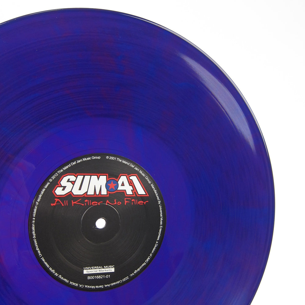 Sum 41: All Killer No Filler (Purple Colored Vinyl) Vinyl LP