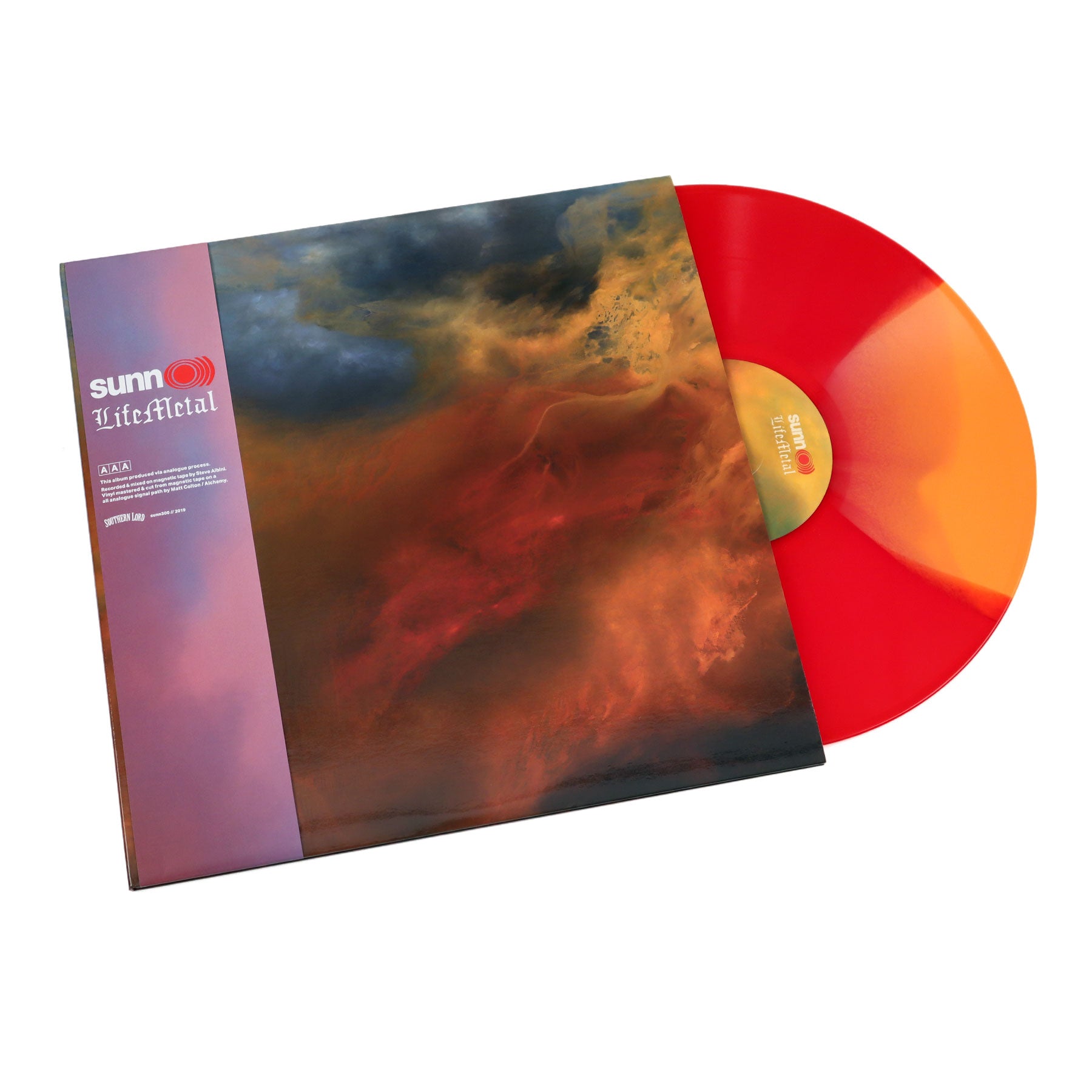 洋楽 Sunn O))) Life l 2LP Deluxe Edition Sunn O))): Life Metal (Red & Orange Colored Vinyl) Vinyl 2LP
