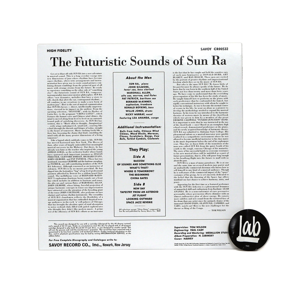 Sun Ra: The Futuristic Sounds Of Sun Ra (180g) Vinyl LP — TurntableLab.com