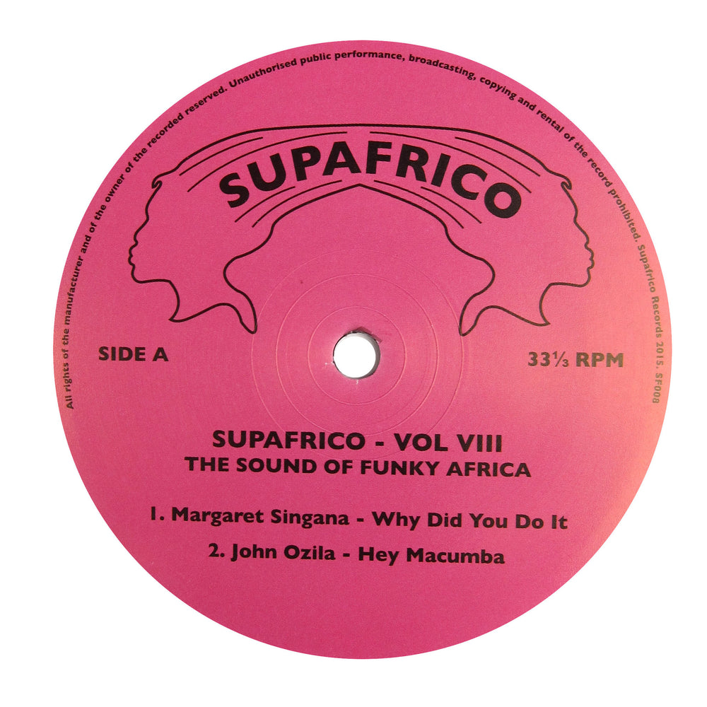 Supafrico: Vol VIII - The Sound Of Funky Africa (John Ozila) Vinyl 12"
