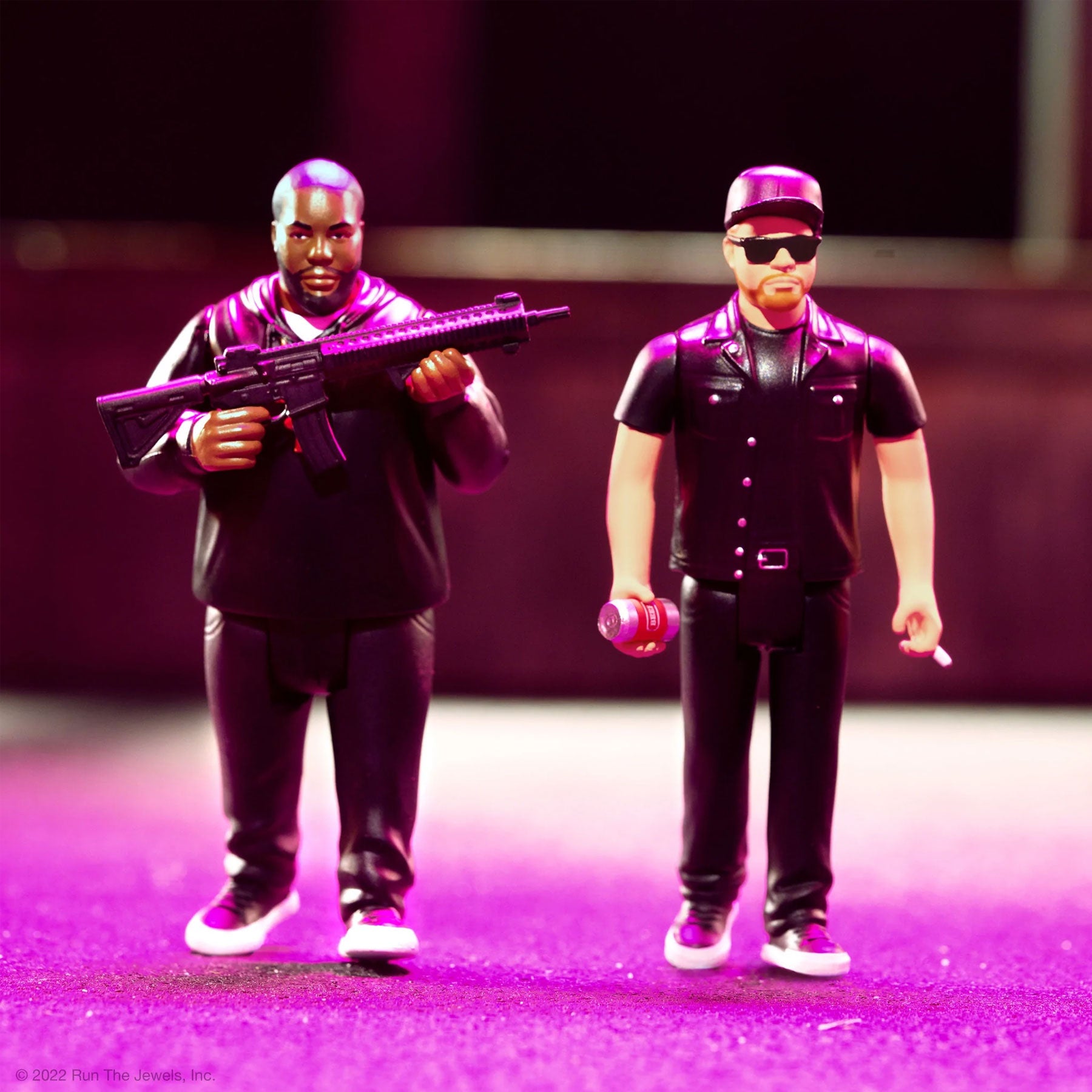 Super7 RUN DMC ReAction Figure – Pacco Regalo 3 Pezzi Natale In Hollis Con Joseph, Darryl E Jam Master Jay - 2