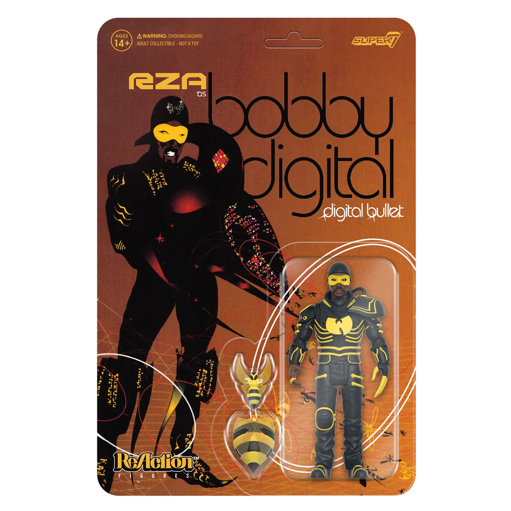 Super7: RZA Bobby Digital Wave 2 ReAction Figure - Digital Bullet