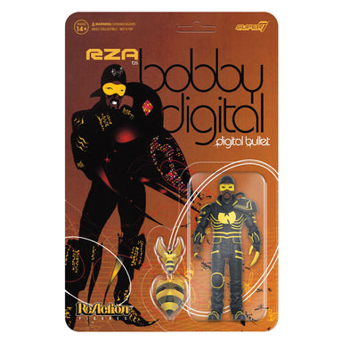 Super7: RZA Bobby Digital Wave 2 ReAction Figure - Digital Bullet