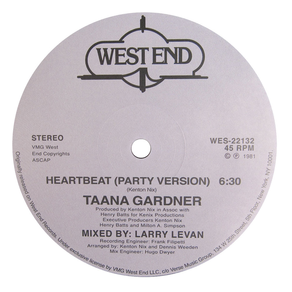 Taana Gardner: Heartbeat Vinyl 12"