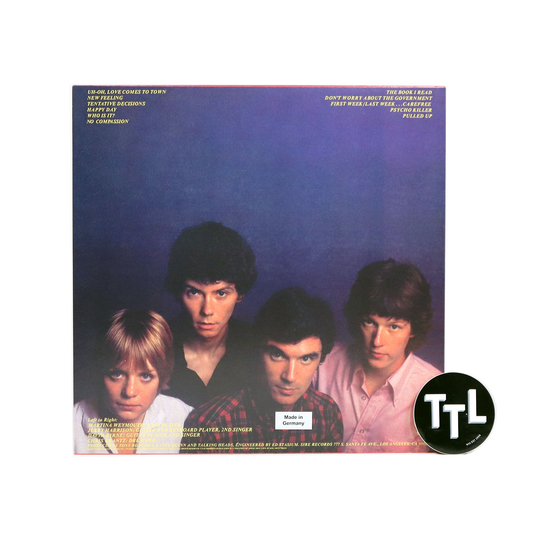 Talking Heads: Talking Heads 77 (180g) Vinyl LP