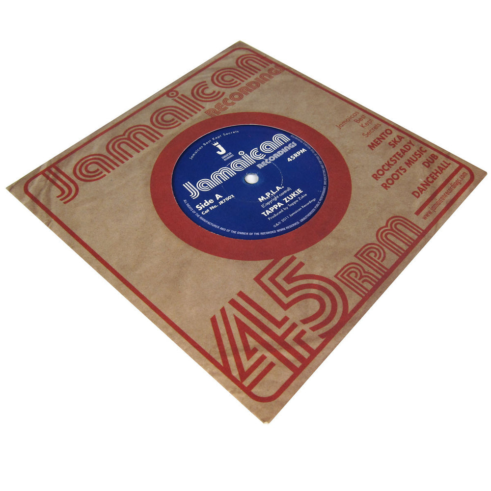 Tappa Zukie: MPLA Vinyl 7"