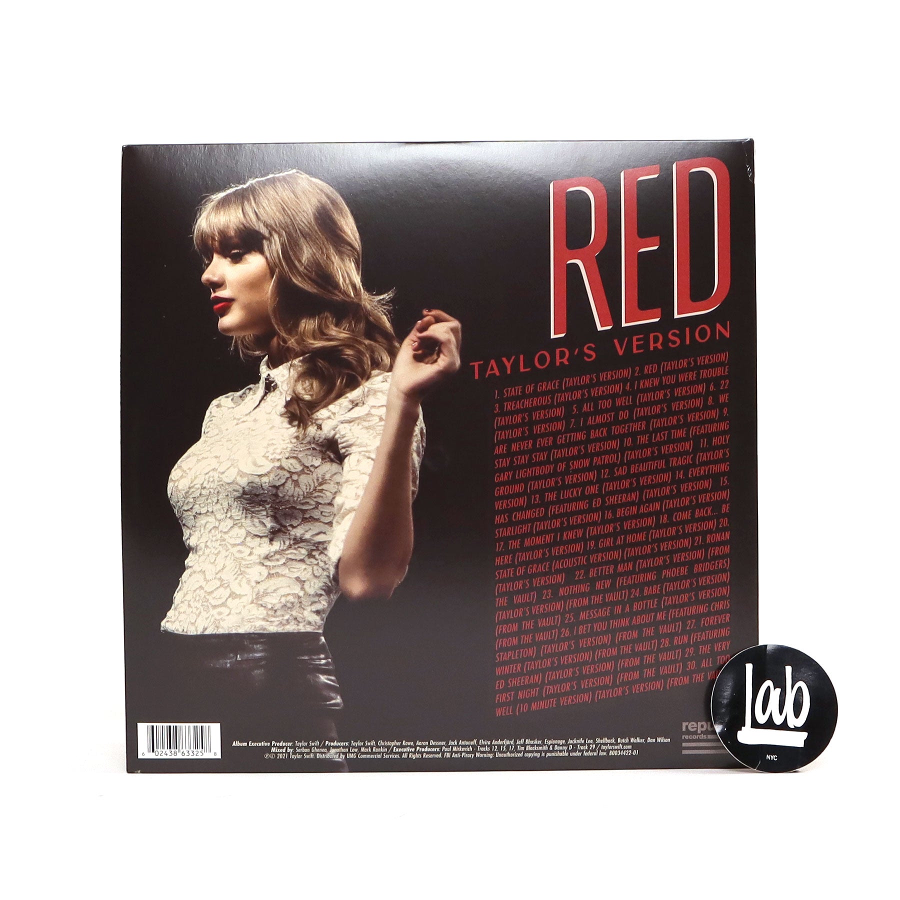 Taylor Swift: Red - Taylor's Version Vinyl 4LP — TurntableLab.com