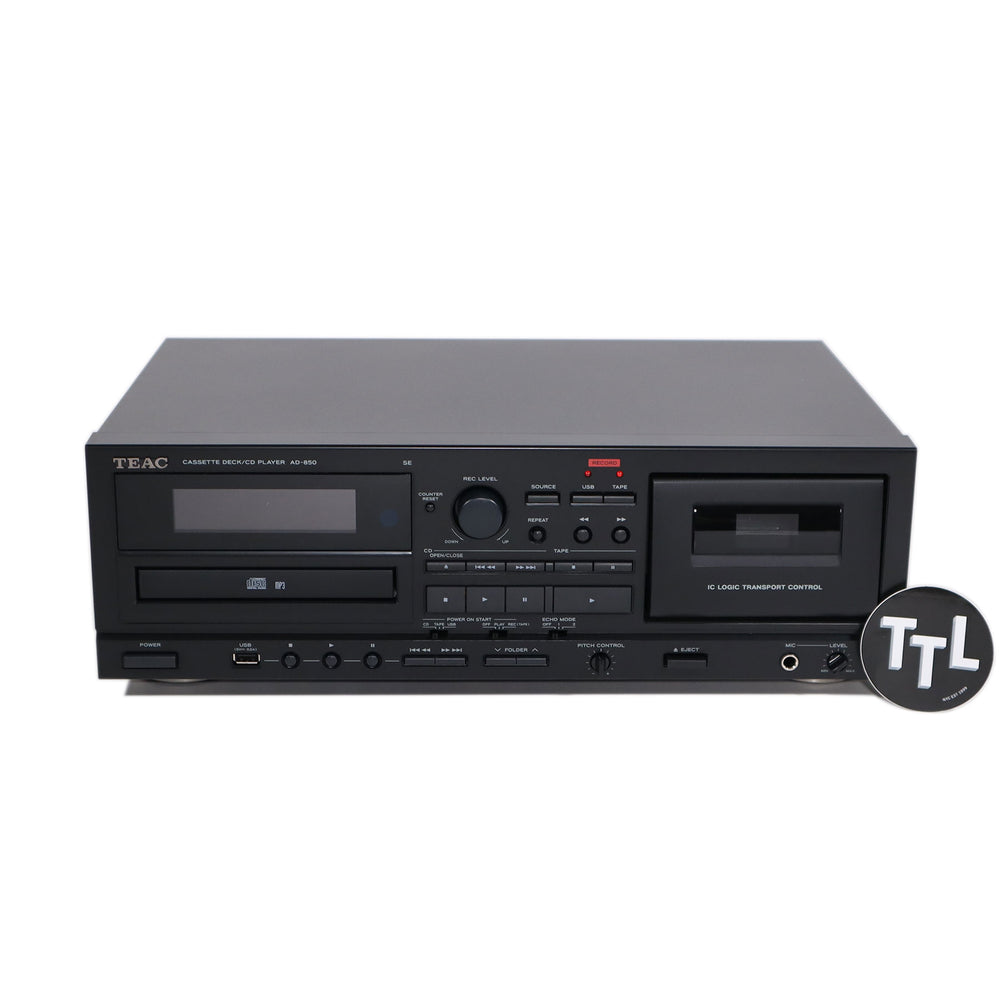 Teac: AD-850 Cassette Player / CD Player / USB Recorder (AD850SEB)