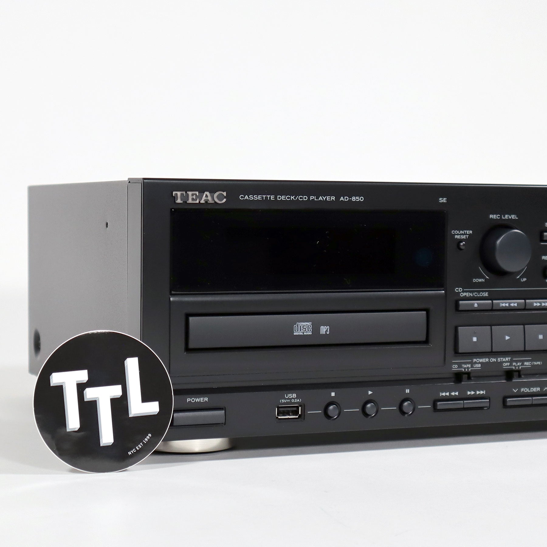 Teac AD-850 SE – Lettore CD E Cassette Combinato Nuovo – Colore Nero