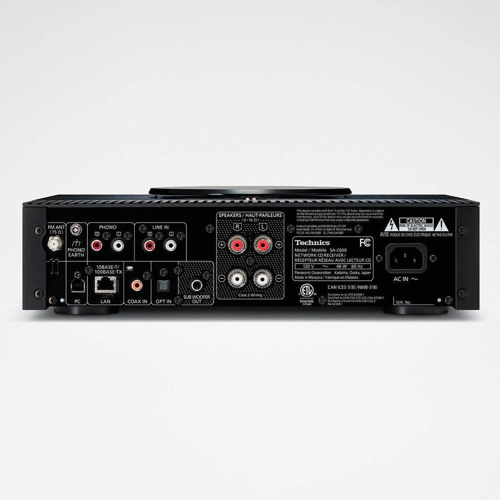 Technics: SA-C600 Network Digital Streaming Amplifier CD Player Si — 