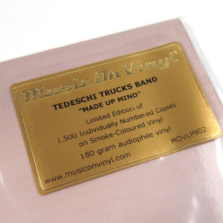 Tedeschi Trucks Band: Made Up Mind (Music On Vinyl 180g, Colored Vinyl) Vinyl 2LP