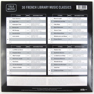 Tele Music: 30 Classics French Music Library Vol.1 Vinyl 2LP