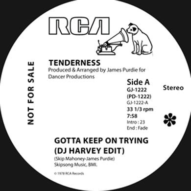 Tenderness: Gotta Keep On Trying (DJ Harvey Edit) 12"