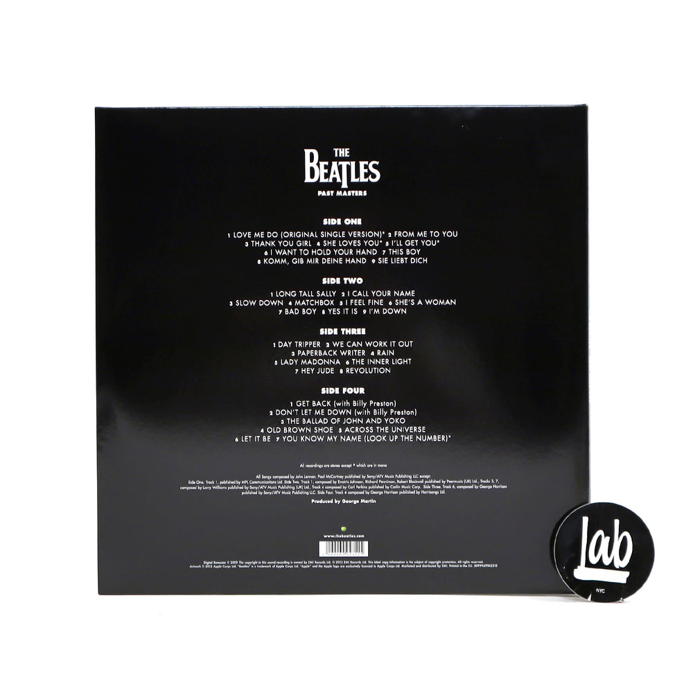 The Beatles: Past Masters Volumes One & Two (180g) Vinyl 2LP