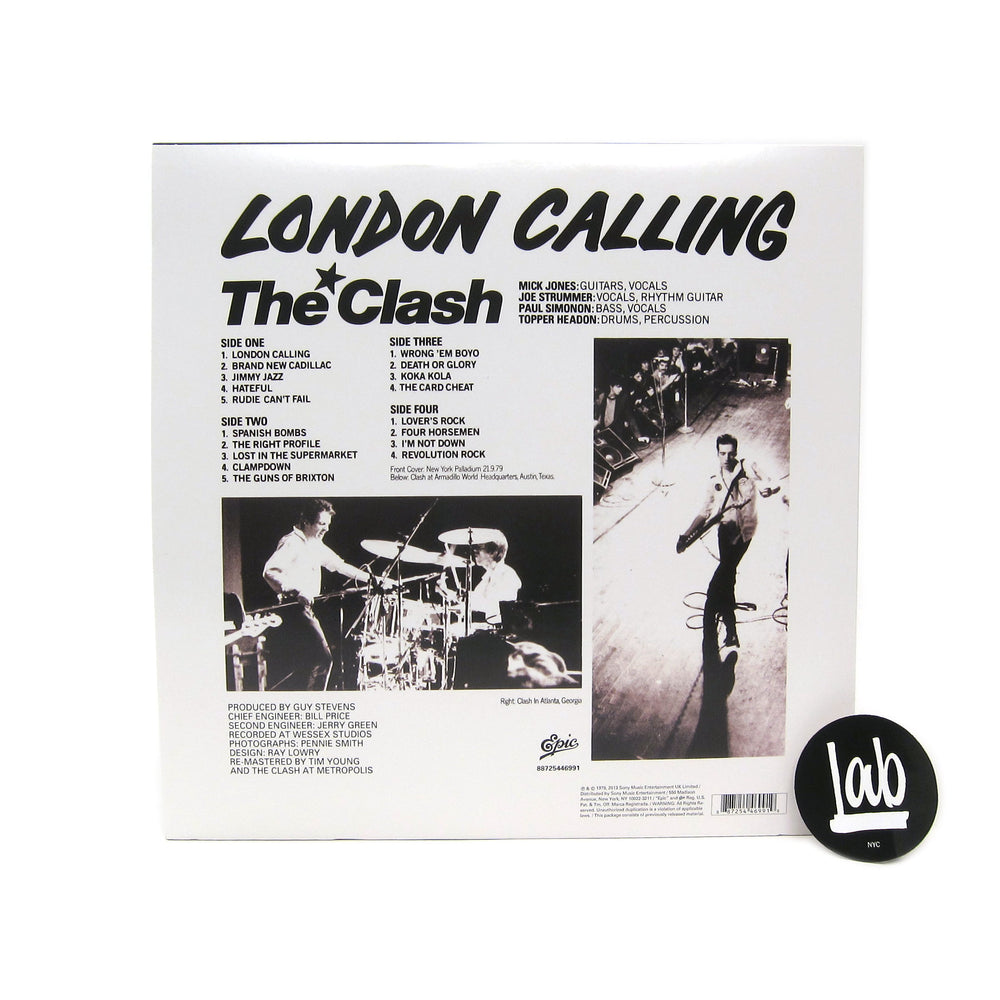 The Clash: London Calling (180g) Vinyl 