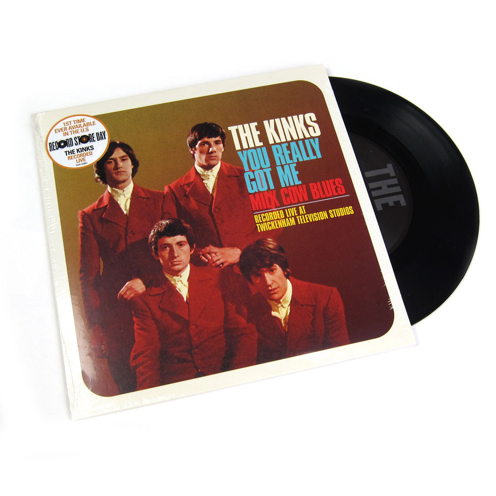 The Kinks: You Really Got Me (Live) / Milk Cow Blues (Live) Vinyl 7" (Record Store Day)