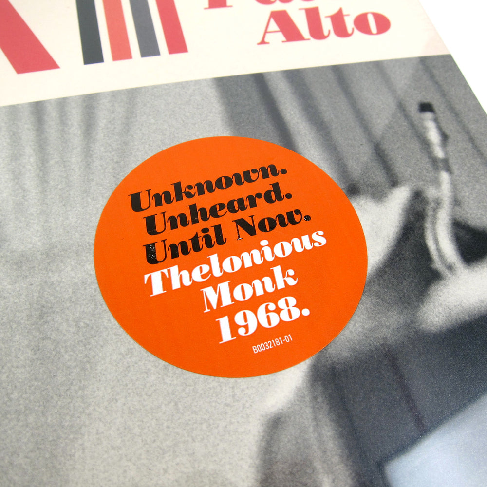 Thelonious Monk: Palo Alto Vinyl LP