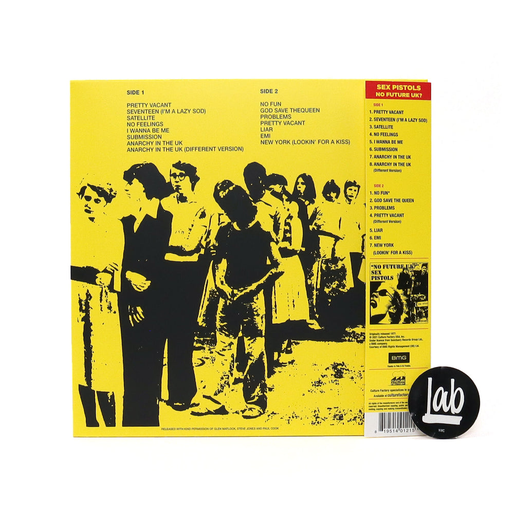Sex Pistols: No Future UK (Indie Exclusive Colored Vinyl) Vinyl LP