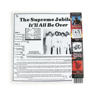 The Supreme Jubilees: It'll All Be Over Vinyl LP