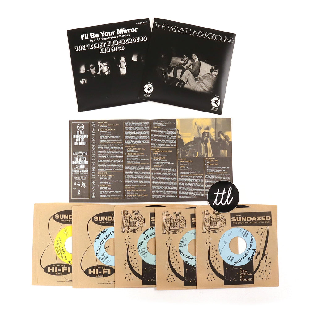 The Velvet Underground: Singles 1966-69 Vinyl 7x7" Boxset