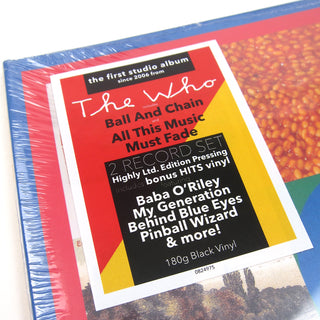 The Who: Who (180g, Indie Exclusive Colored Vinyl) Vinyl 2LP