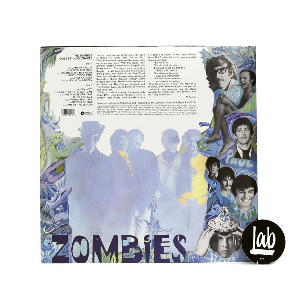 The Zombies: Odessey & Oracle Vinyl LP