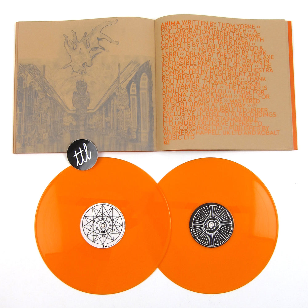 Thom Yorke: Anima Deluxe Edition (180g, Orange Colored Vinyl) Vinyl 2LP + Book