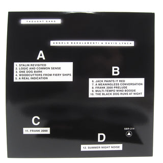 Thought Gang: Thought Gang (Angelo Badalamenti, David Lynch, Colored Vinyl) Vinyl 2LP