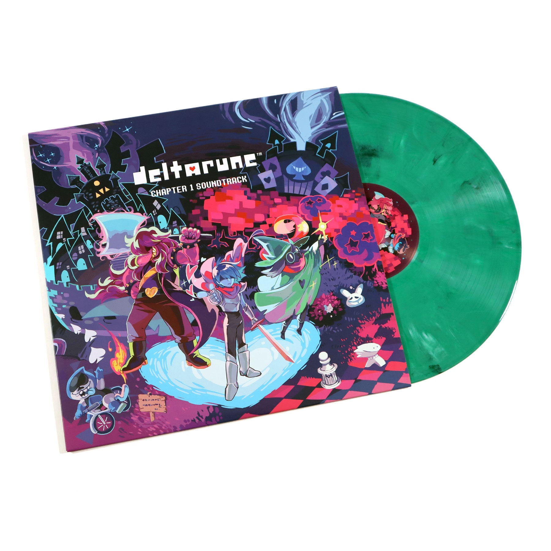 Delta Rune Soundtrack Toby Fox: Deltarune Chapter 1 Soundtrack (Colored Vinyl) Vinyl LP ...