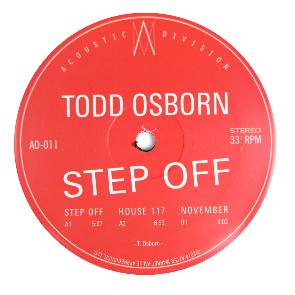 Todd Osborn: Step Off Vinyl 12"