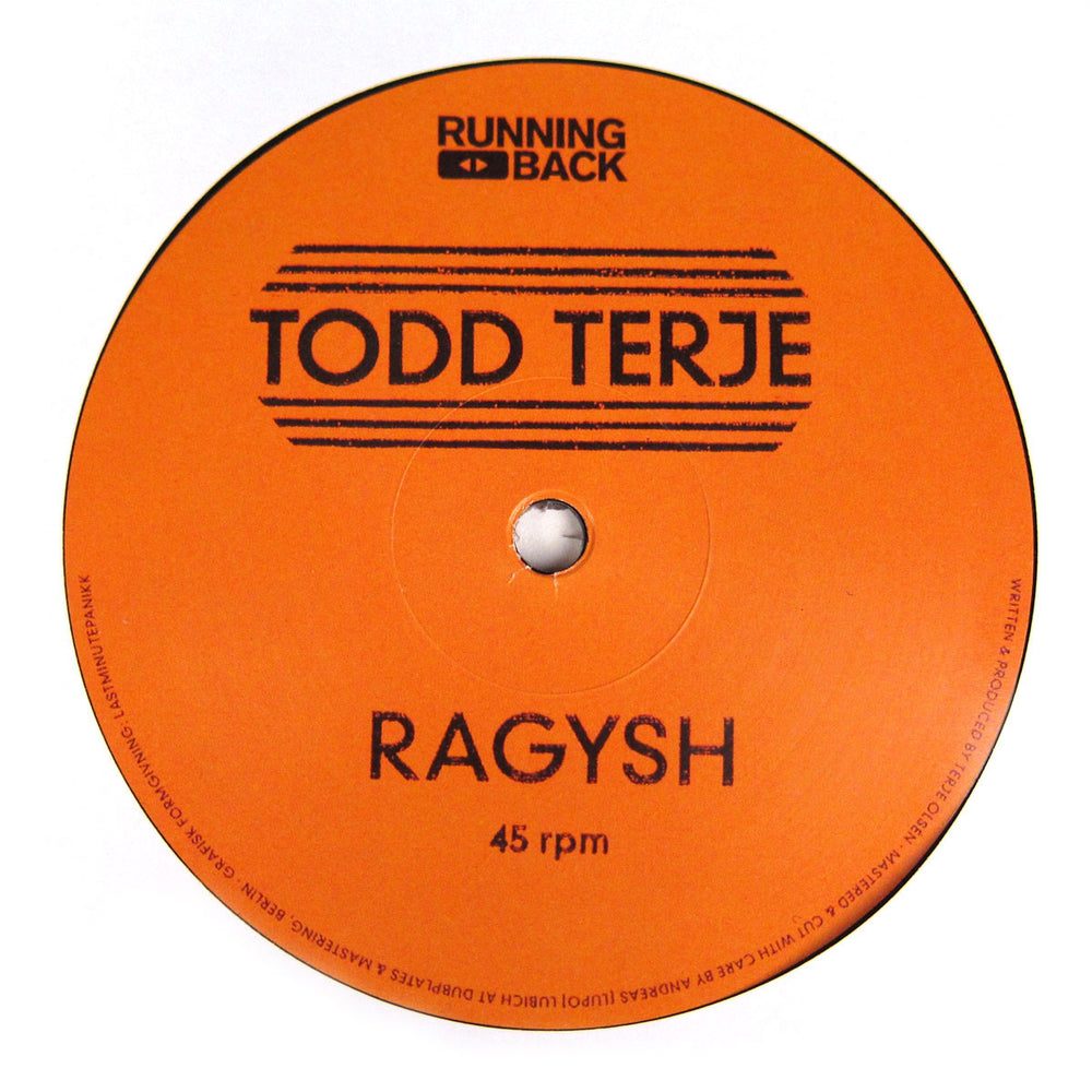 Todd Terje: Ragysh Vinyl 12"