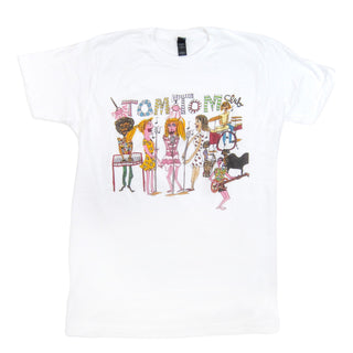 Tom Tom Club: Sketch Shirt - White