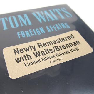 Tom Waits: Foreign Affairs (180g, Clear Colored Vinyl) Vinyl LP