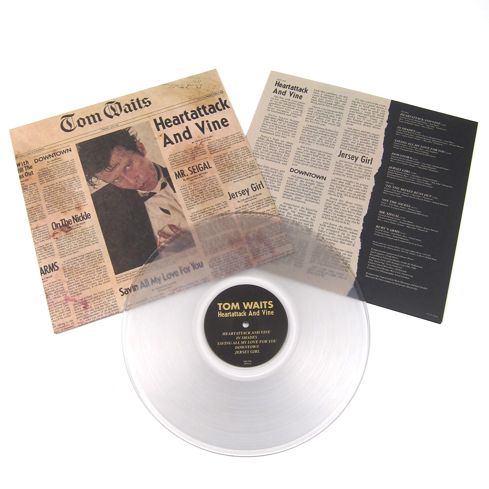 Tom Waits: Heartattack And Vine (180g, Clear Colored Vinyl) Vinyl LP