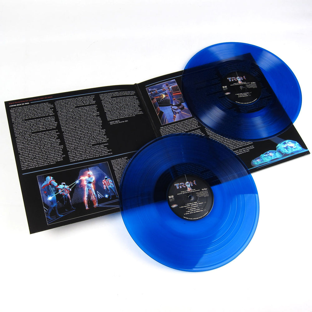 Wendy Carlos: TRON Original Motion Picture Soundtrack (180g Blue Vinyl) Vinyl 2LP detail