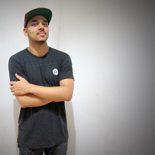 Turntable Lab: Nothingness Shirt - Black Heather - Model