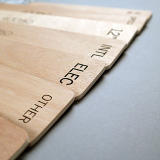 Turntable Lab: Plywood Record Dividers For Vinyl Records - Genre