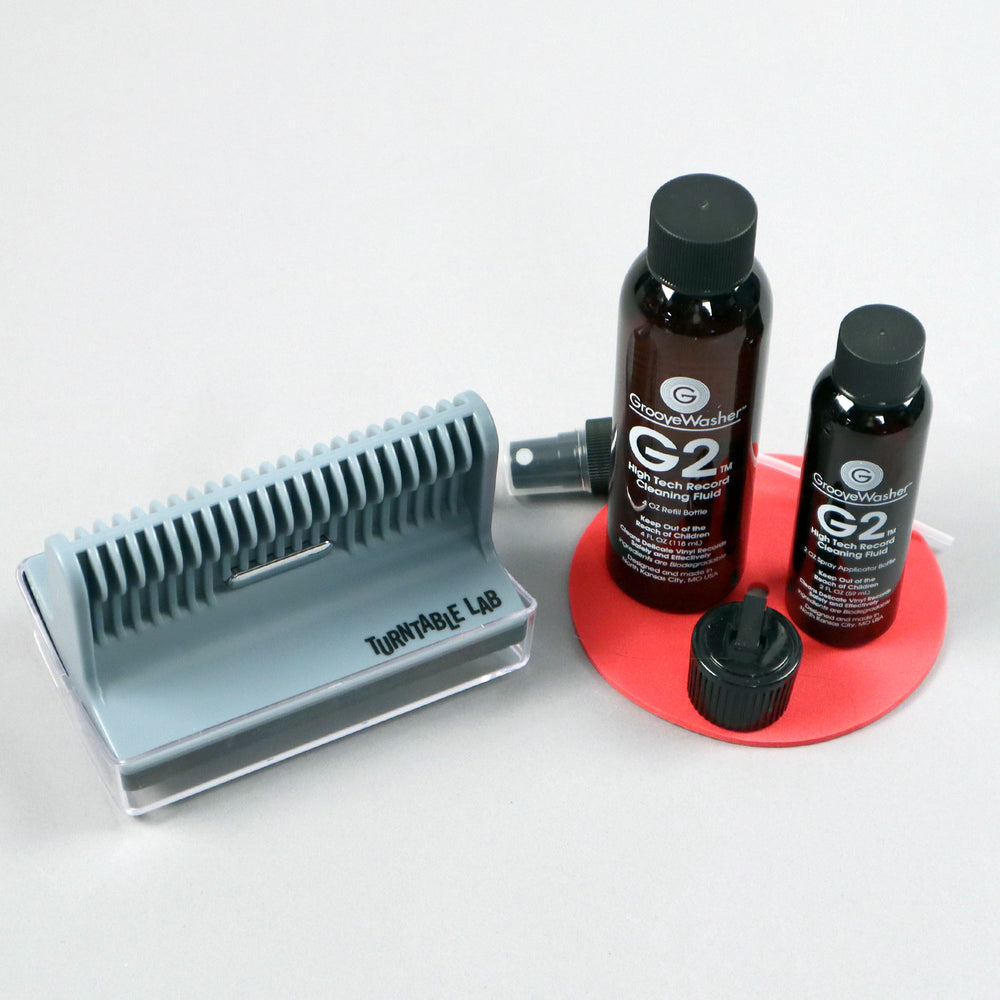 Turntable Lab: Triple Operation Vinyl Record Cleaning Brush