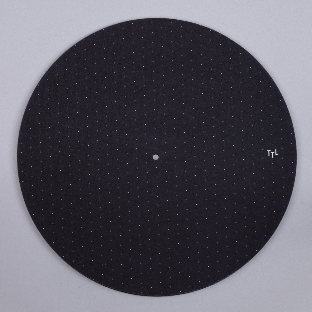 Turntable Lab: Dot Pattern Slipmat Record Mat - Black
