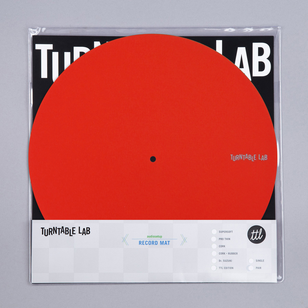 Turntable Lab: Supersoft Slipmats Record Mats - Red